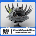 Star Movie Moc Building Block UCS Death Famous Scene Model Technology Brick DIY Assembly Modular Construction Toy Holiday Gifts