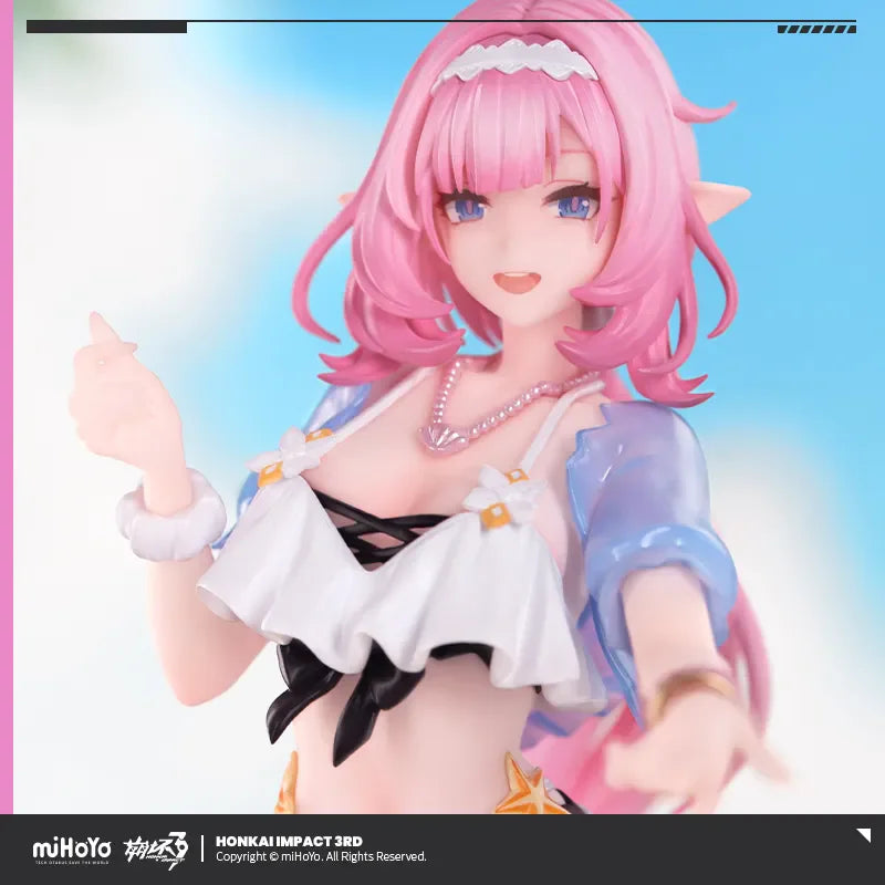 [Genuine] miHoYo Game Honkai Impact 3rd Elysia 1/8 Figure Summer Fairy Miss ver. Cartoon Doll Anime Accessory Cosplay Xmas Gifts