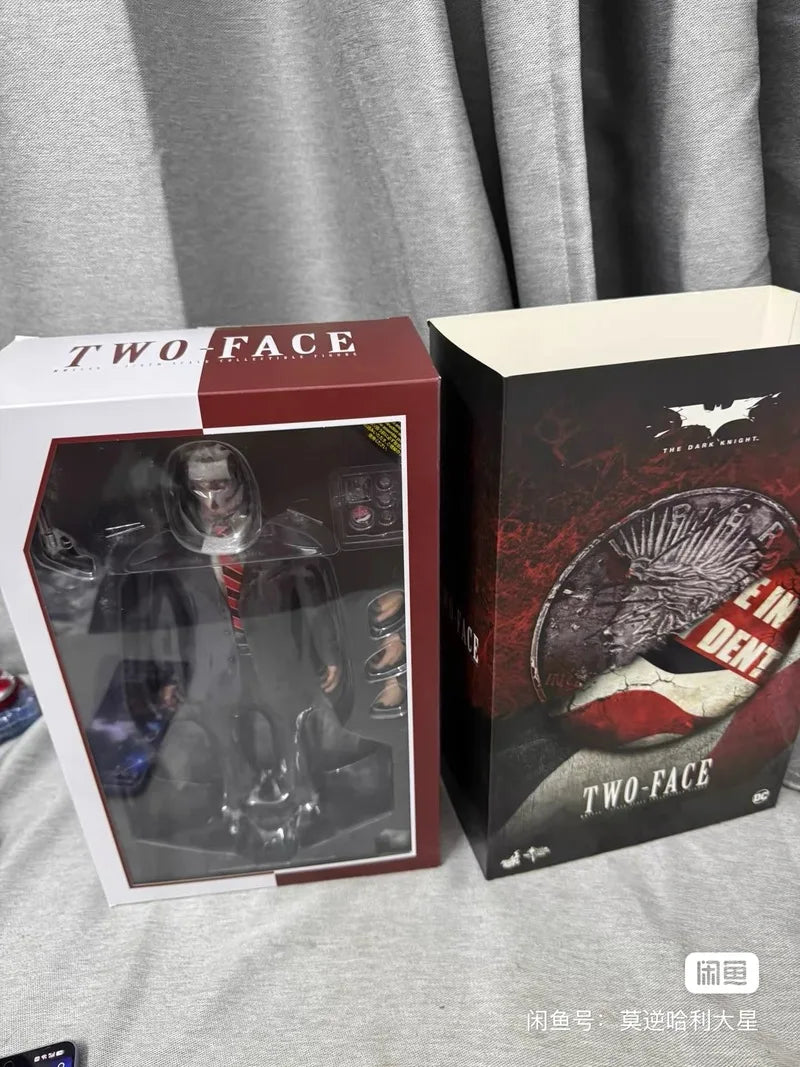 Genuine Hottoys Ht Mms546 1/6 Dark Knight Two-Face Dolls Full Set 12inch Male Soldier Action Figure Collectible Toy Birthday Gif