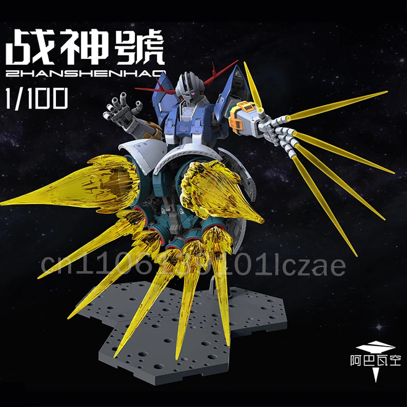 RG 1/100 ABWK Model Zeong MSN-02 Toys Assembly Model Kit RG Enlarged Version Action Figure Plastic Robot Gifts