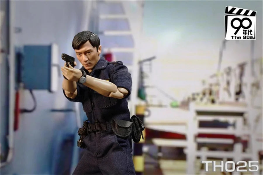 90's TH025 1/12 Scale Male Soldier Nicholas Tse Customs Task 6'' Full Set Collectible Action Figure Model Doll Toy For Fans Gift