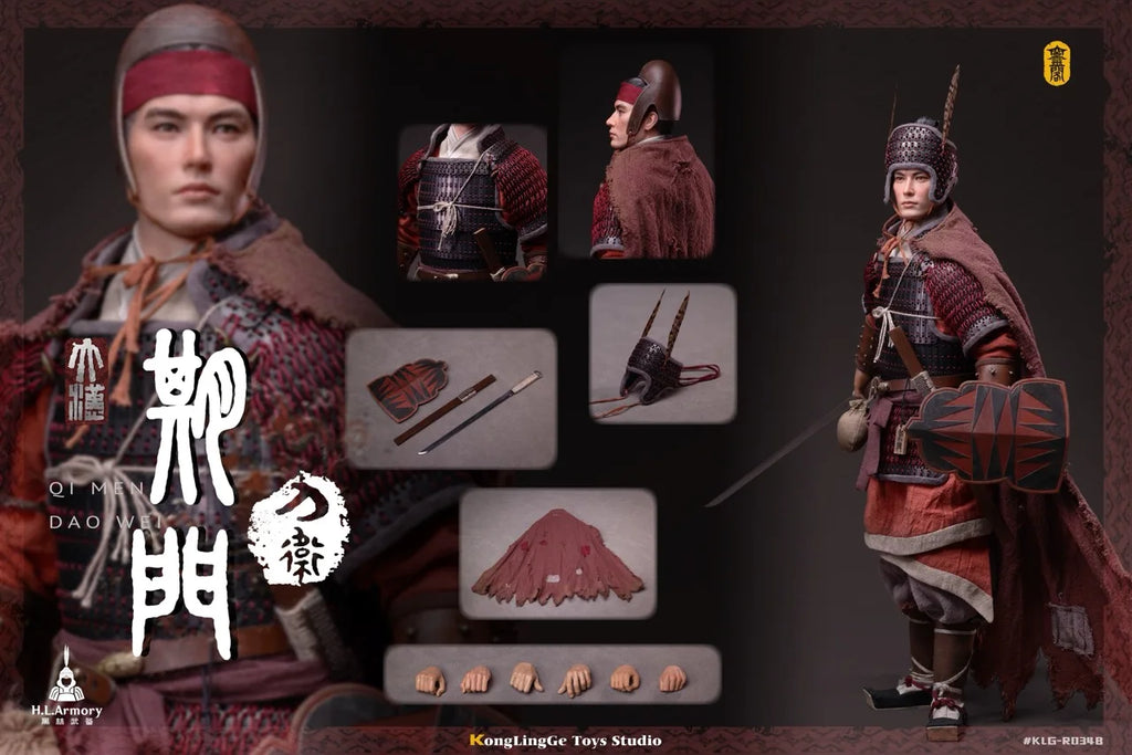 In Stock 1/6 Scale The Imperial Guard of the Han Dynasty Palace Guards 12-inch Full Set Action Figure Soldier KLG-R034A/B
