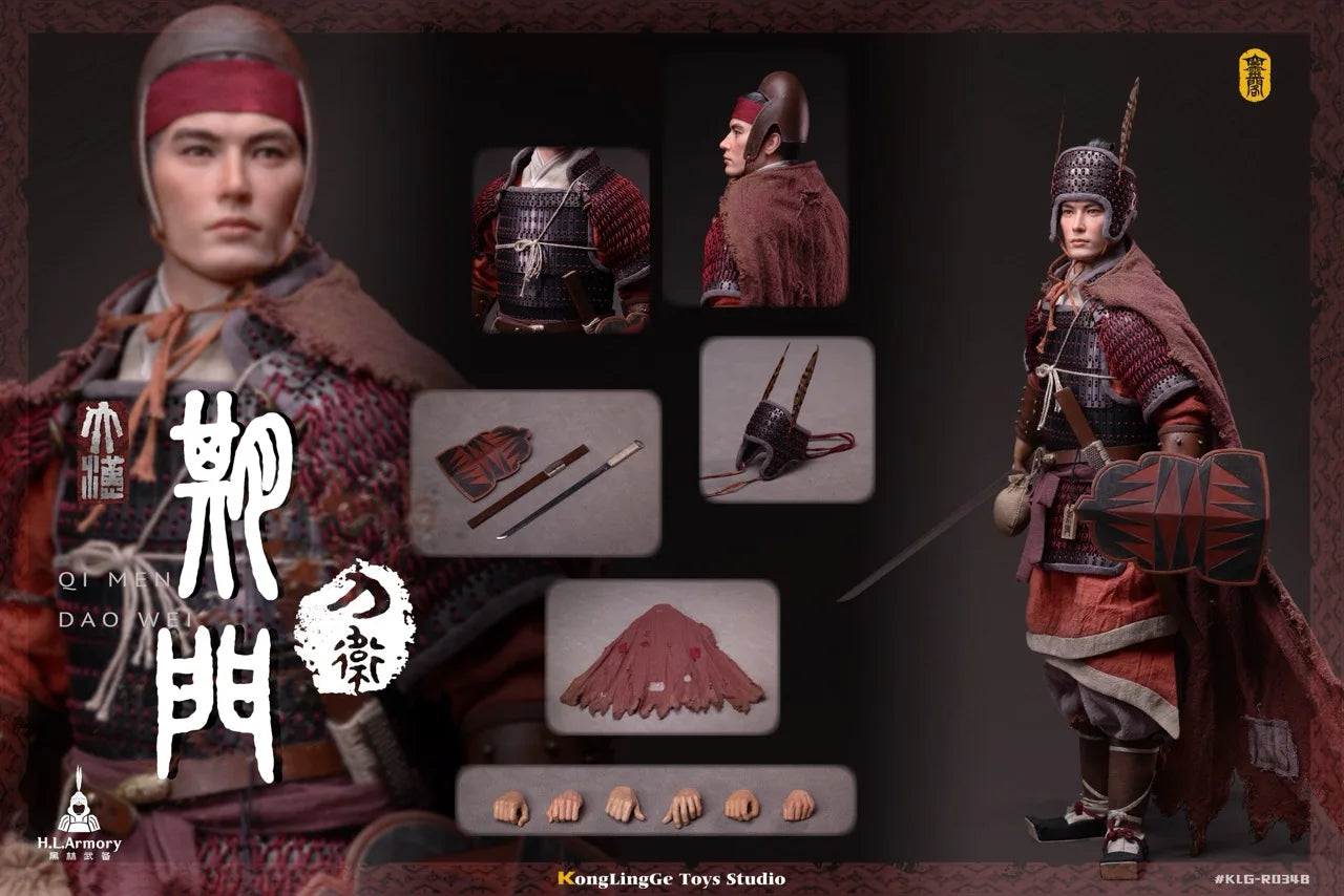 In Stock 1/6 Scale The Imperial Guard of the Han Dynasty Palace Guards 12-inch Full Set Action Figure Soldier KLG-R034A/B