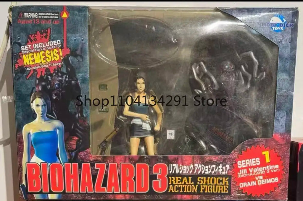 Original  Resident Evil Jill Foster Fly Skin Leather Jacket Tyrant Limited Edition Rare Collectible Figure Gift
