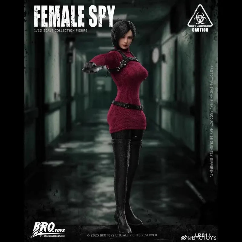 【IN STOCK 】Original BROTOYS 1/12 Female Spy Doll - Aunt Wang - A Very Attractive Figure - Toy Gift Collection
