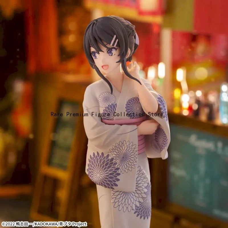 SEGA Luminasta Mai Sakurajima Kimono Figure - Rascal Does Not Dream of Bunny Girl Senpai Original Anime Model