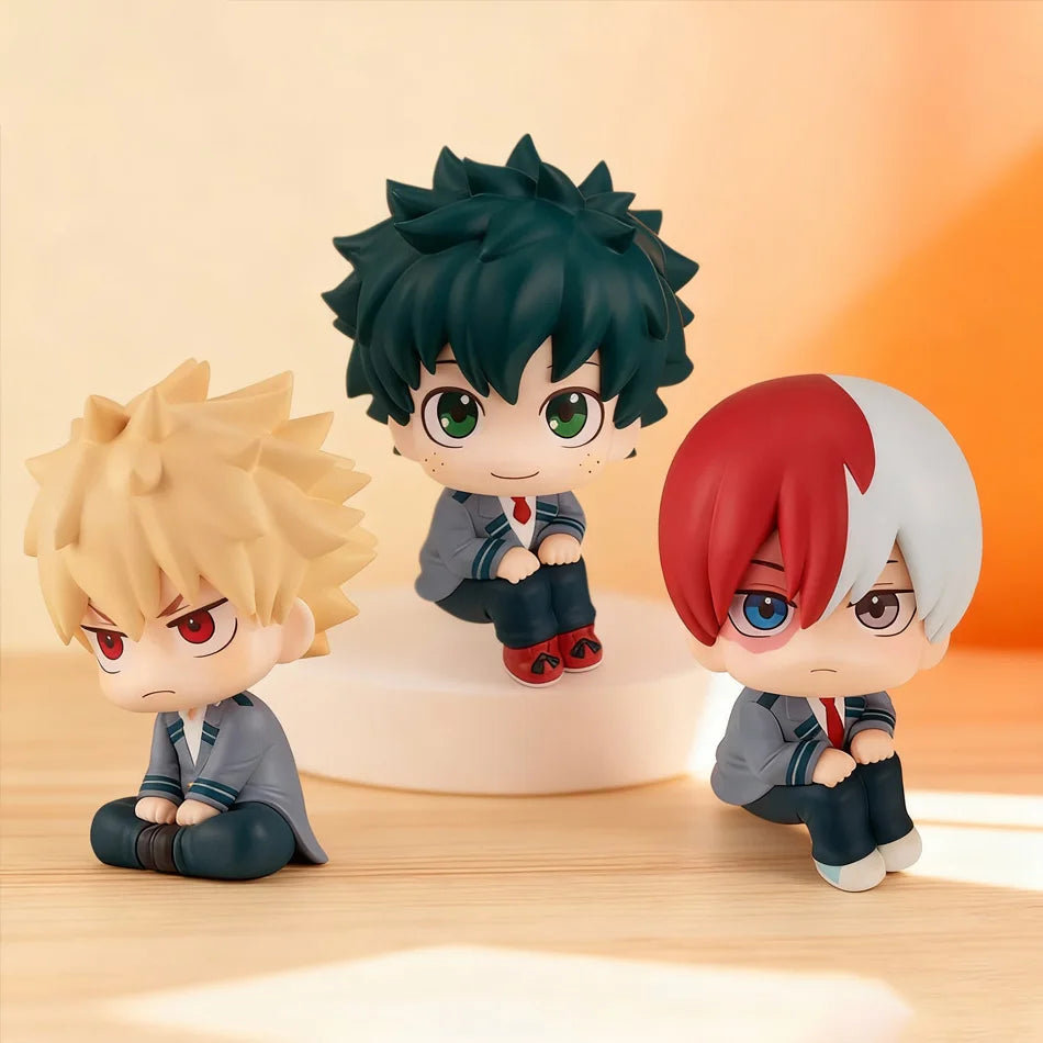 9.5CM   Tomura Shigaraki / Izuku Midoriya / Katsuki Bakugo  My Hero Academia Cute Chibi PVC Figurine | Collectible Toy Model