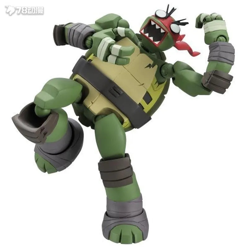 Kaiyodo Original Zolgear Teenage Mutant Ninja Turtles Raphael Anime Figures Toys for Boys Christmas Gift Collectible Model