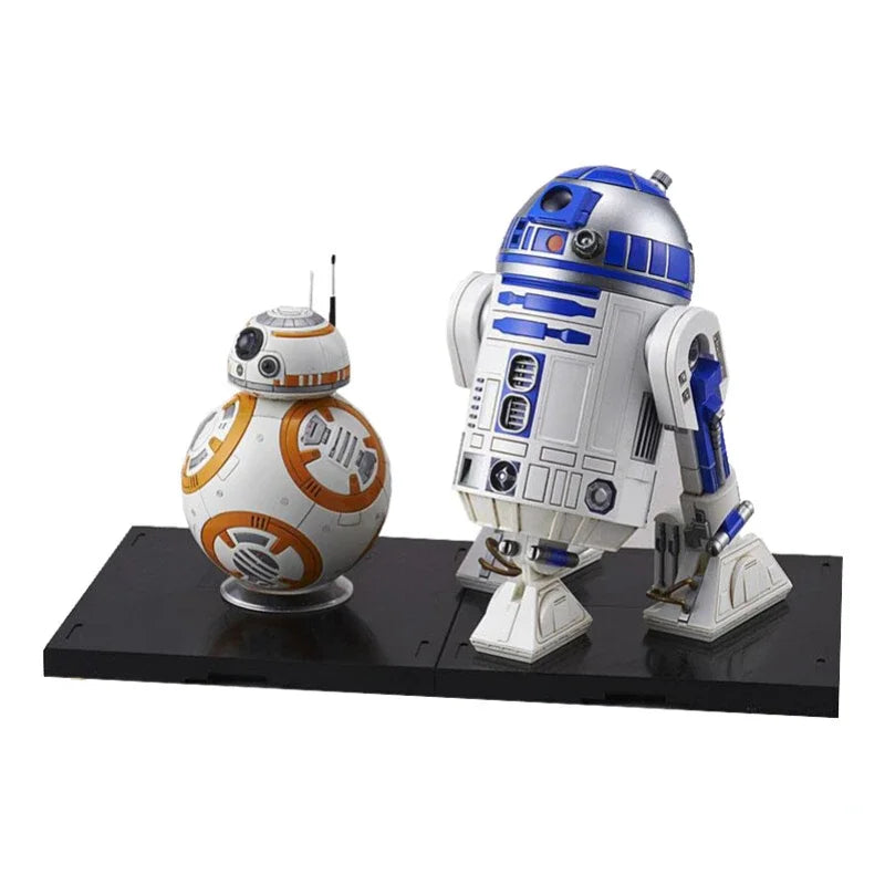 Film Star Wars BB8 R2D2 Action Figure Assembly Aerospace Mechanic Robot Model for Kids Collectible Toys Fans Christmas Gifts