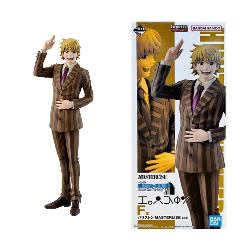 BANDAI Genuine Ichiban Kuji HUNTER×HUNTER Cross the X-Day Aluka Killua Illumi Zoldyck Hisoka Anime Action Figure Toys Gift Model