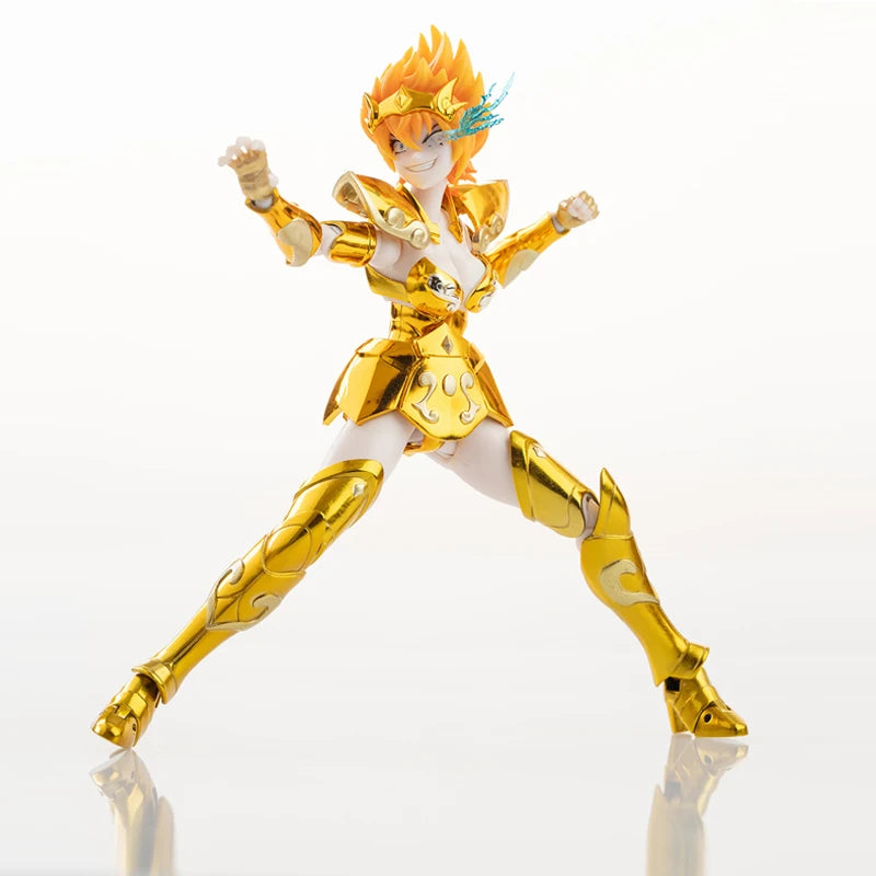 Pre-order Great Toys/GT Saint Seiya Myth Cloth EX Leo Sandy Holy Contract Female Zodiac Knights of Action Figure Model