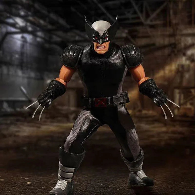 Mezco One 12 X-Mem Wolverine Batman Figures Green Arrow Punisher Frankenstein The Joker Action Figure Super Heroes Series Toys
