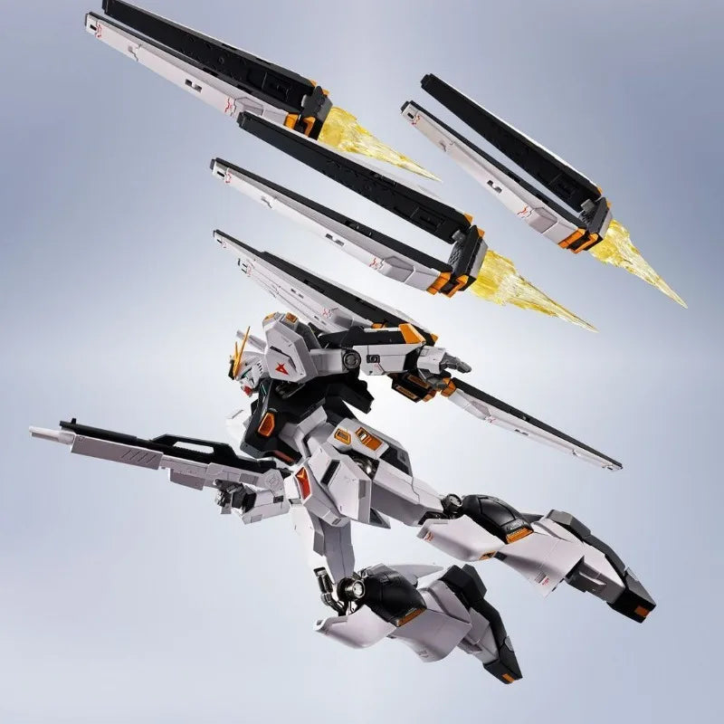 In Stock Genuine Bandai Gundam Model Kit Metal Robot Spirits RX-93 ν Gundam Anime Action Figure Collection Finished Model Toys