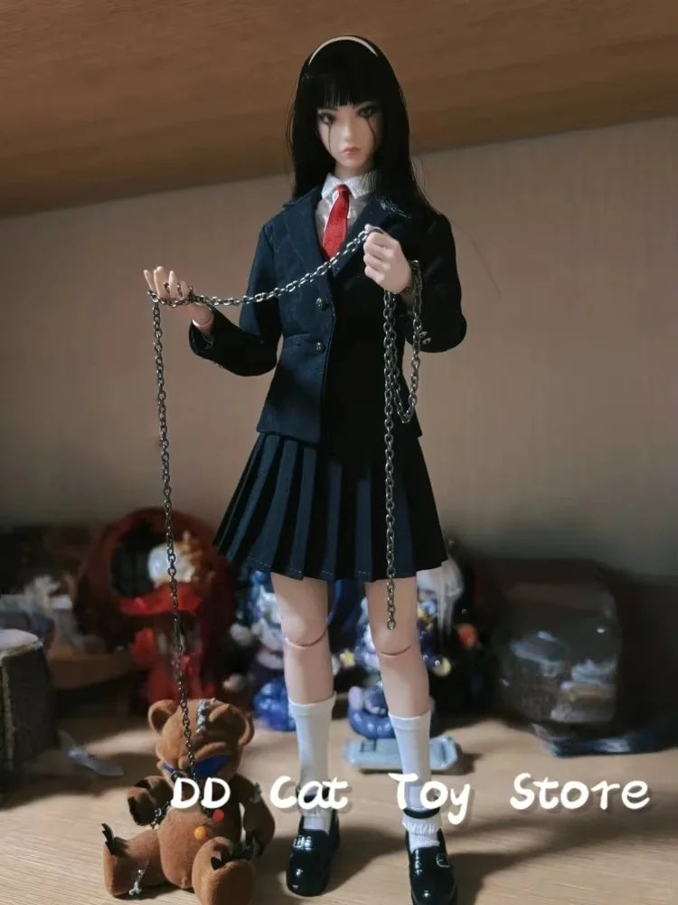 In Stock JKTOYS K-005 1/6 Taboo Girl Tomoe Cosplay Version 12inch Scale Women Soldier Action Figure Collectible Model Toys Gift