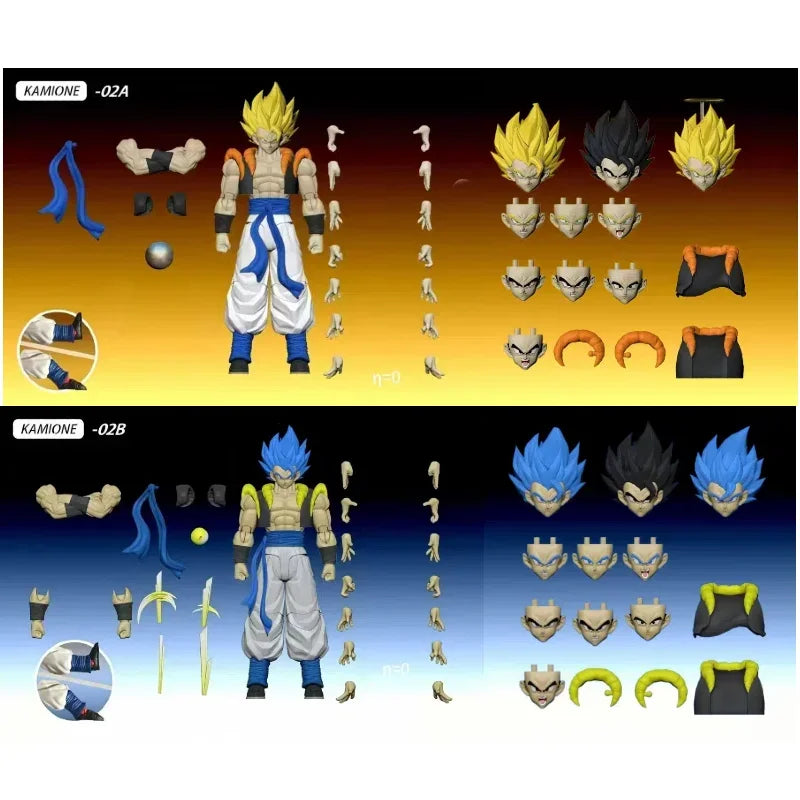 In Stock KAMIONE Tonsenarttoys Dragon Ball Z SHF Super Saiyan Blue Son Goku Vegeta Gogeta  Action Figures Models Kids Toys Gifts