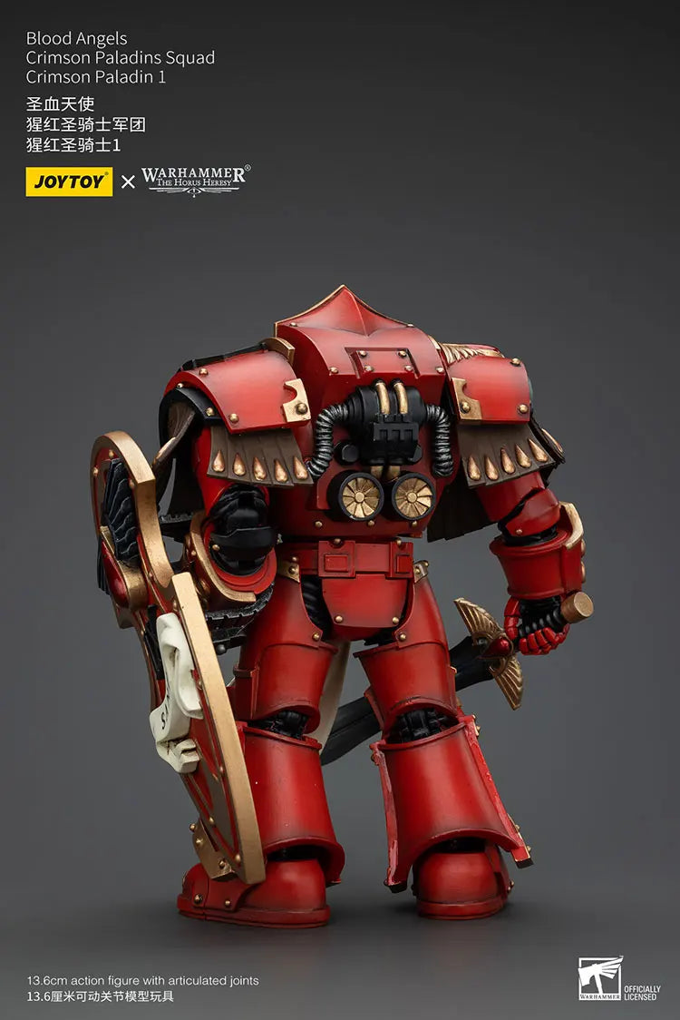 JOYTOY Warhammer "The Horus Heresy" Blood Angels Crimson Paladins Squad Crimson Paladin 1 Action Figures Doll Decoration Toys