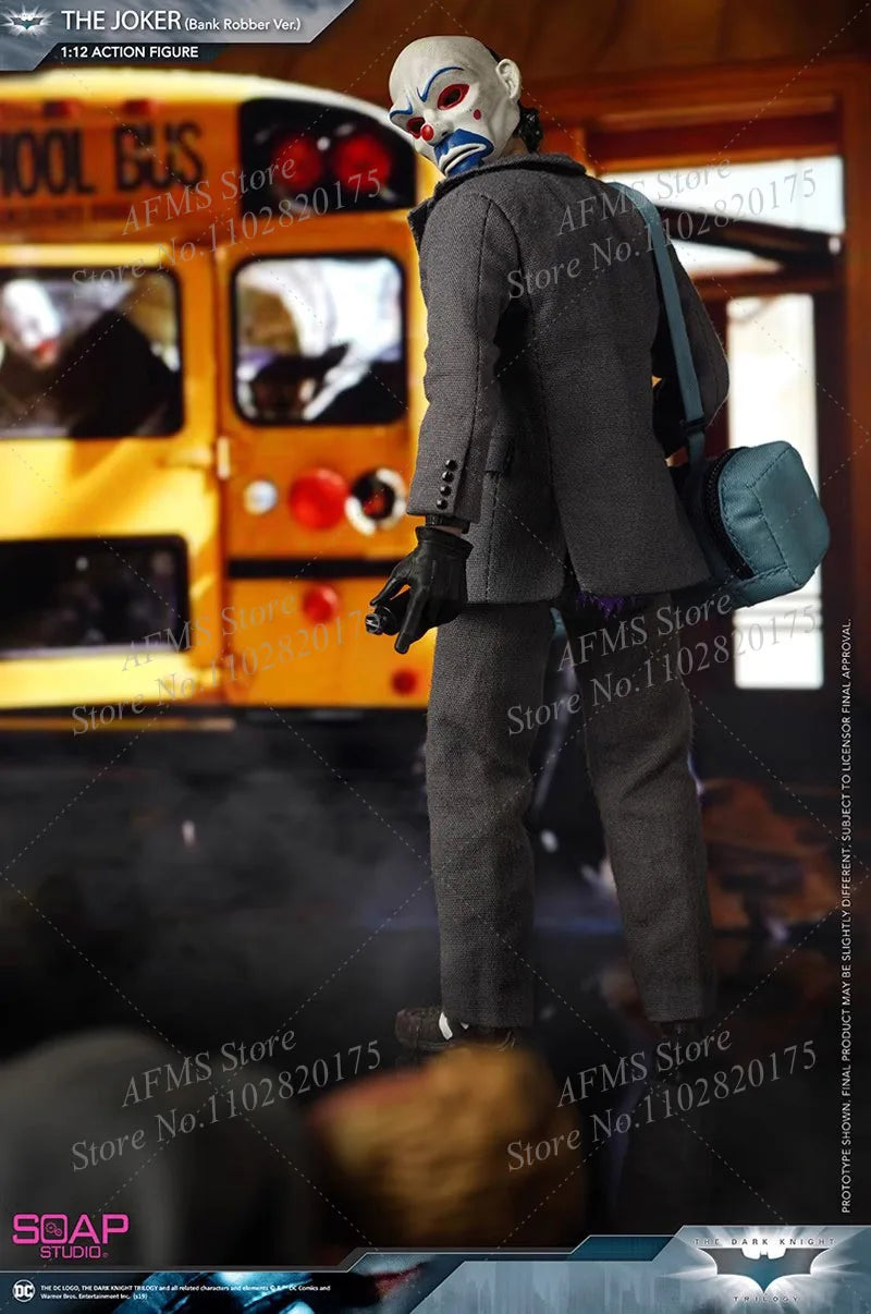 OAPSTUDIO 1/12 Scale Collectibles Figure Robber Batman The Villainous Crazy Clown 6inch Action Figure Model Toys