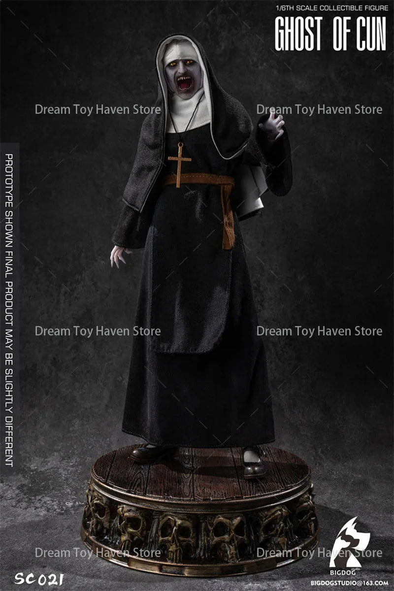 BIGDOG STUDIO SC021 1/6 Women Soldier Evil Spirit Monastery Nun Full Set 12Inch Action Figure Model Collectible Gift