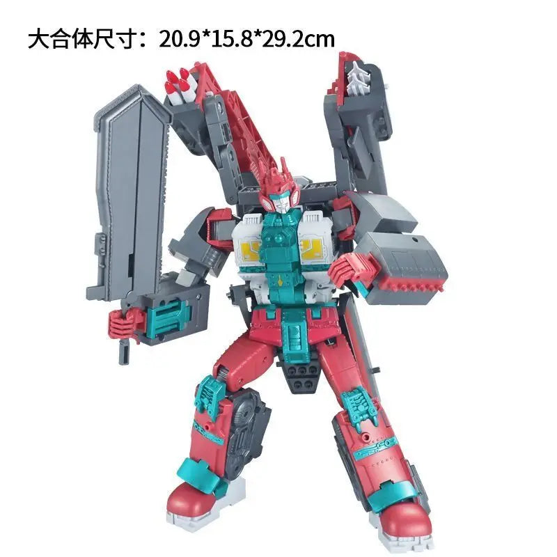 Marine Morphers Transformation Combined Robot Hainan Ship Large Shandong Model Alloy Parts Warships Collectible Figures Kids Toy
