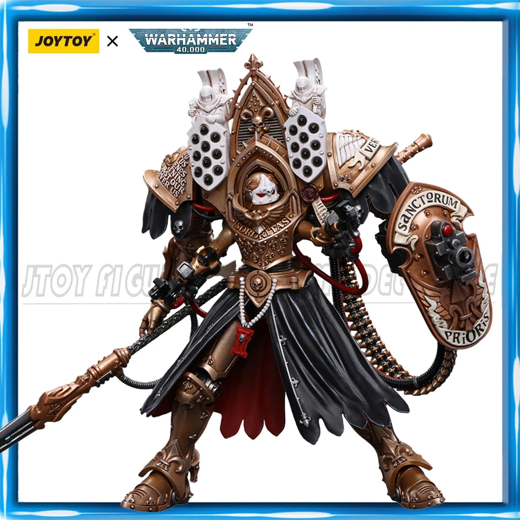 JOYTOY Warhammer 40K 1/18 Action Figure Adepta Sororitas Abbess Sanctorum Morvenn Vahl Anime figures Toys Collection