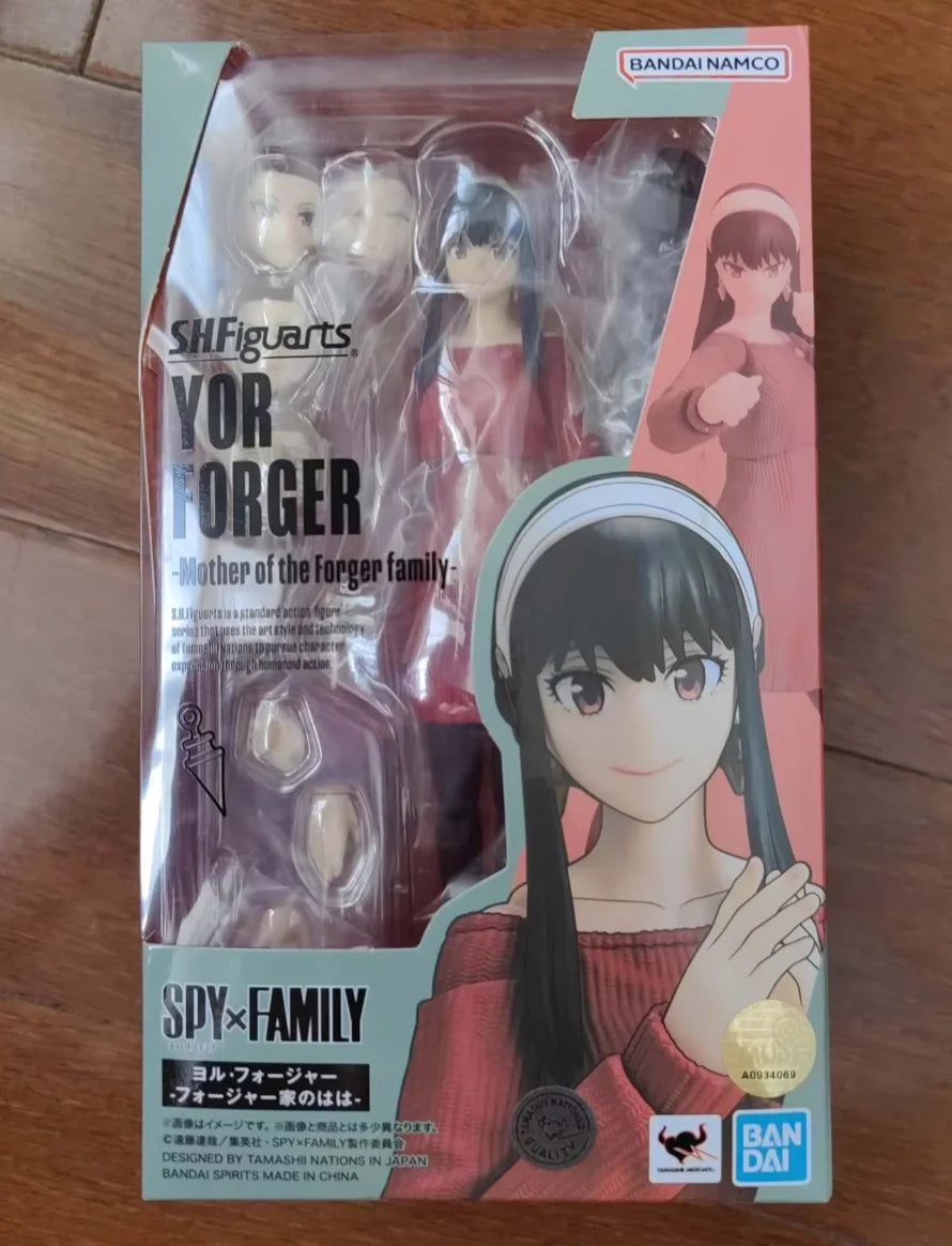In Stock Bandai S.H.Figuarts Spy × Family Yor Forger Loid Forger Anya Forger PVC Model Animation Character Action Toy Toy Action