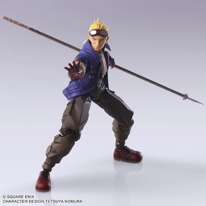 In Stock Square Enix Bring Arts Final Fantasy VII Cid Highwind Articulated Action Figure Anime Cartoon Action Figure Gifts Toys
