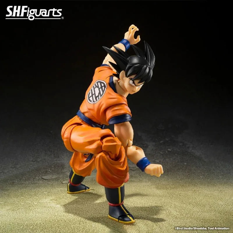 Brand new In Stock BANDAI Original Box Figuarts DRAGON BALL THE LOWEST BOAN SATYAN SON GOKU Action Figure Model Toy Gift for Kid