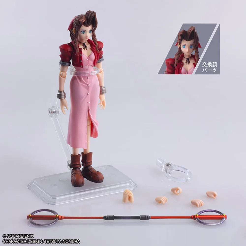 100% Original in Stock Square Enix Bring Arts Final Fantasy Aerith Gainsborough Mythril Rod Ver. Action Figure Collection Series