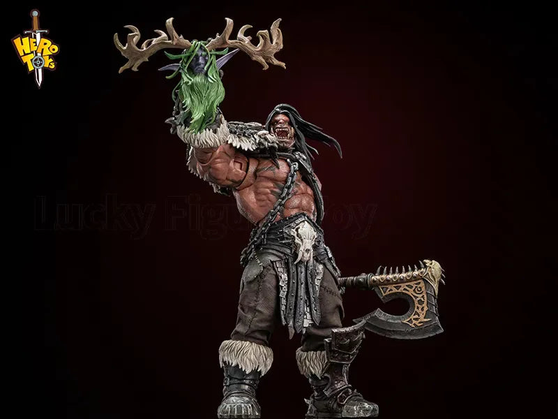 【Предварителна продажба】Hero Toys Великият вожд на племето Военна песен Рев Татко Орк Воин Мащаб 1/10 Екшън кукла играчки