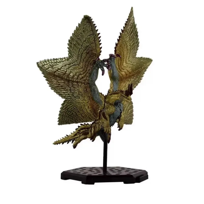 Monster Hunter World Iceborne Action Figure PVC Model, Nergigante Tigrex Basarios Dragon Collectible Decoration Toy for Adults