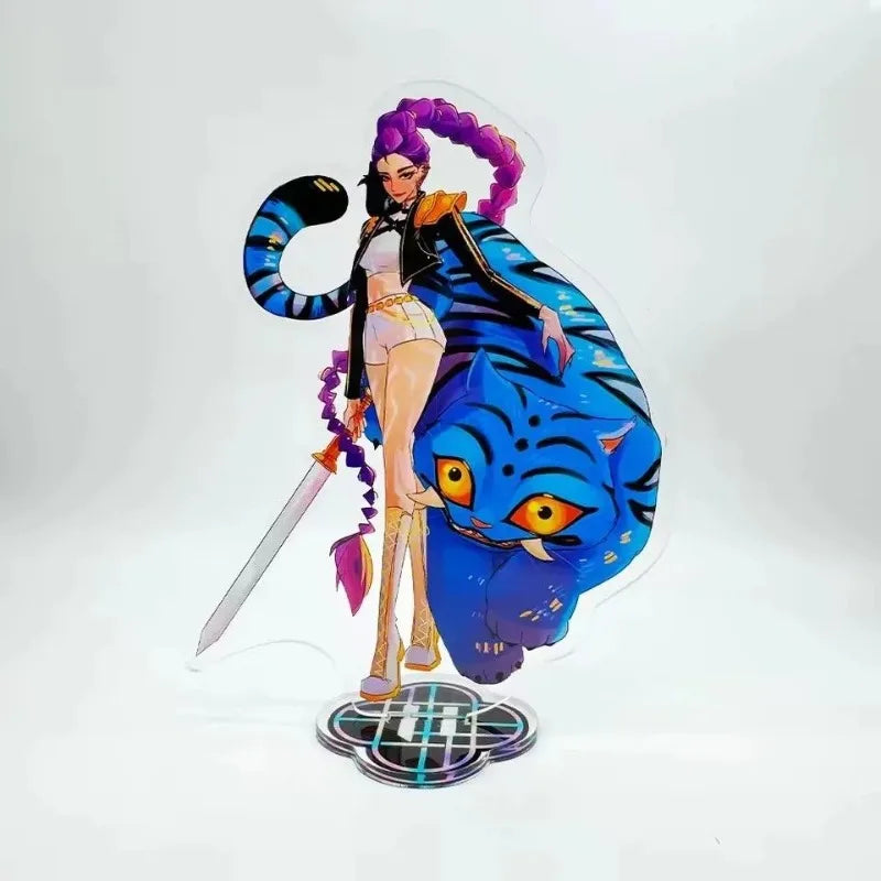 Anime Kpop Demon Hunter Stehende Marke Acryli Rumi Mira Zoey Waren Modell Stehende Marke Spielzeug Ornament Mode Wohnkultur Geschenk