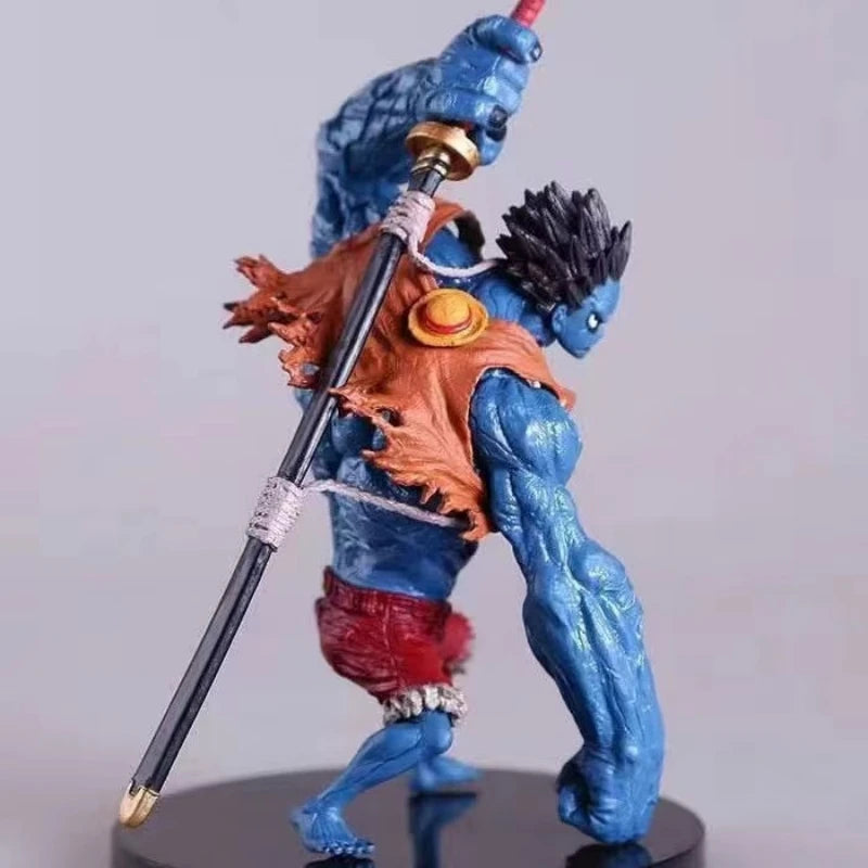 19cm One Piece Figure Nightmare Monkey D Luffy Figurine Toys PVC GK Action Figures Luffy Collectible Model Ornaments Doll  Gifts