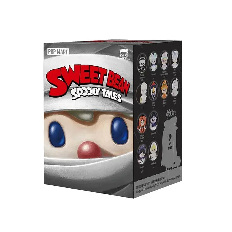 POP MART Sweet Bean Spooky Tales Series Blind Box Mystery Box Caixa Sorpresa Girls Anime Figures Cute Model Birthday Gift