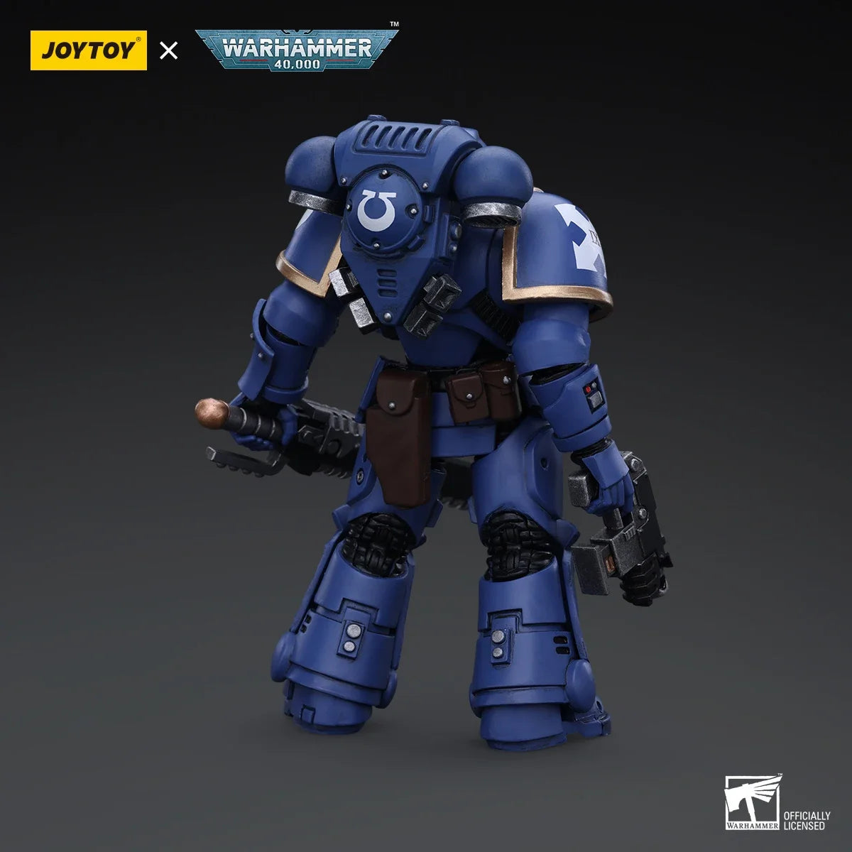 In Stock JOYTOY Warhammer 40K Motorcycle Space Marines Ultramarines Outriders Brother Catonus Action Figure Model Toy Dolls
