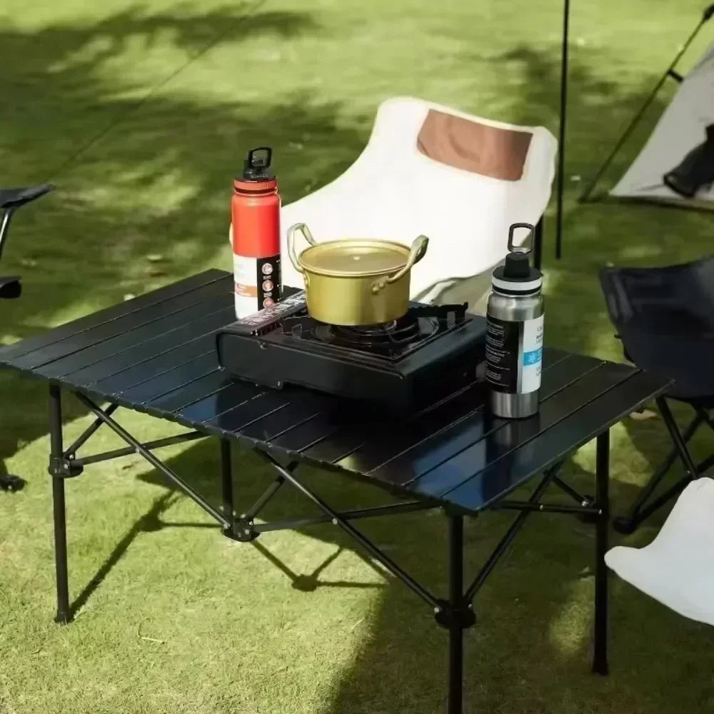 Tourist Folding Long Table Outdoor Picnic Desk Beach Leisure Desks Camping Barbecue Folding Tabl Portable Storage Egg Roll Table