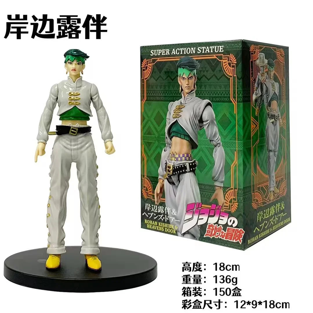 18CM Аниме JoJo's Bizarre Adventure Figure Jonathan Joestar Statue Legend Standing Model Toy Gift Aciton Figure
