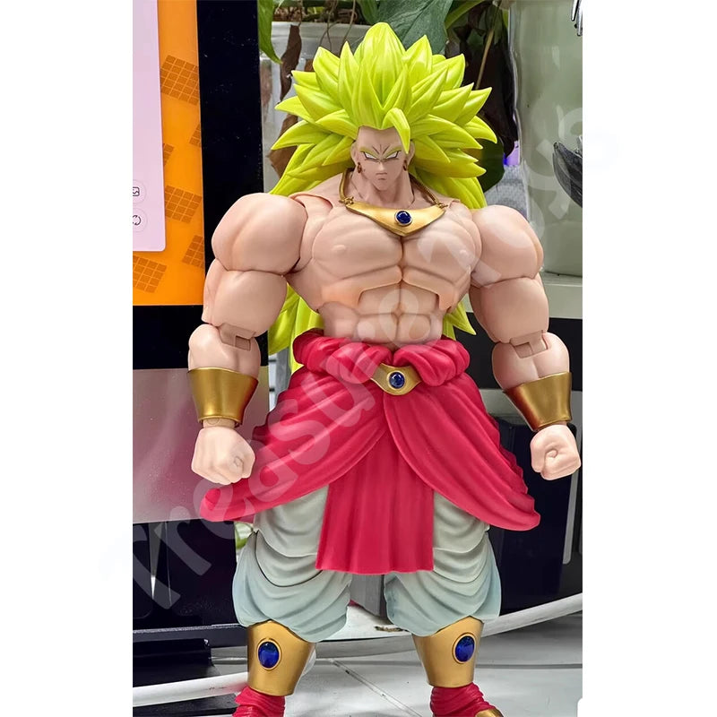 Kong Studio Beast Deities Dragon Ball Z Broly Figure Super Saiyan 3 Broly Norse God Fenrir Anime Action Figure Toys Gifts