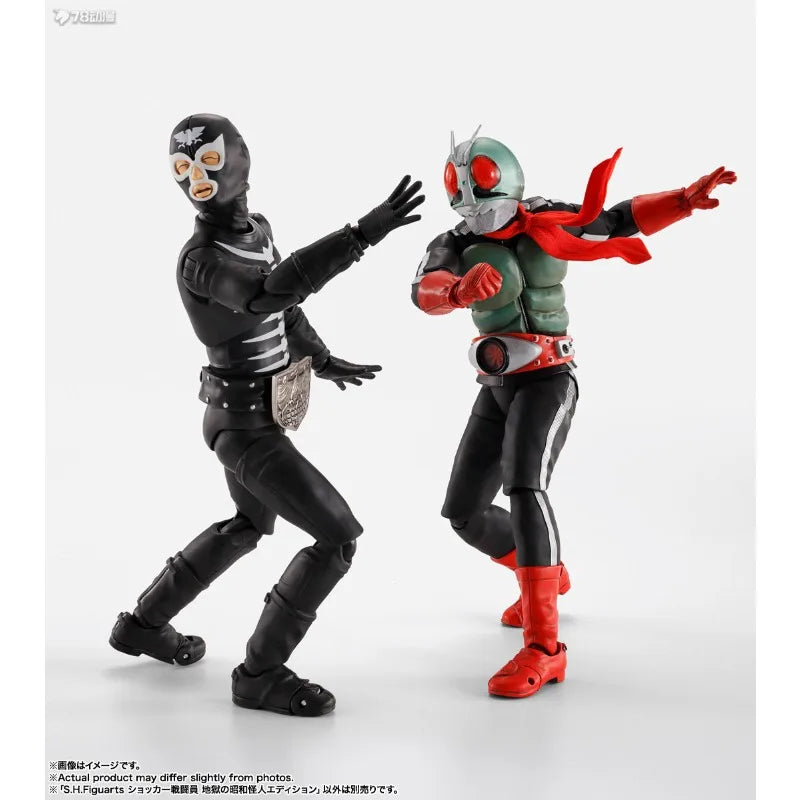 BANDAI Genuine S.H.Figuarts Series  Kamen Rider Shocker Soldier Finished Product Movable Model As A Gift Model Toy
