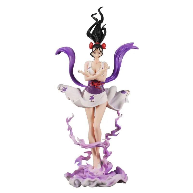 One Piece Anime King Handgefertigtes Skypainting Robin Sechsflügeliger Engel Großformatige Schönheitsdekoration Actionfigur Sammlermodell