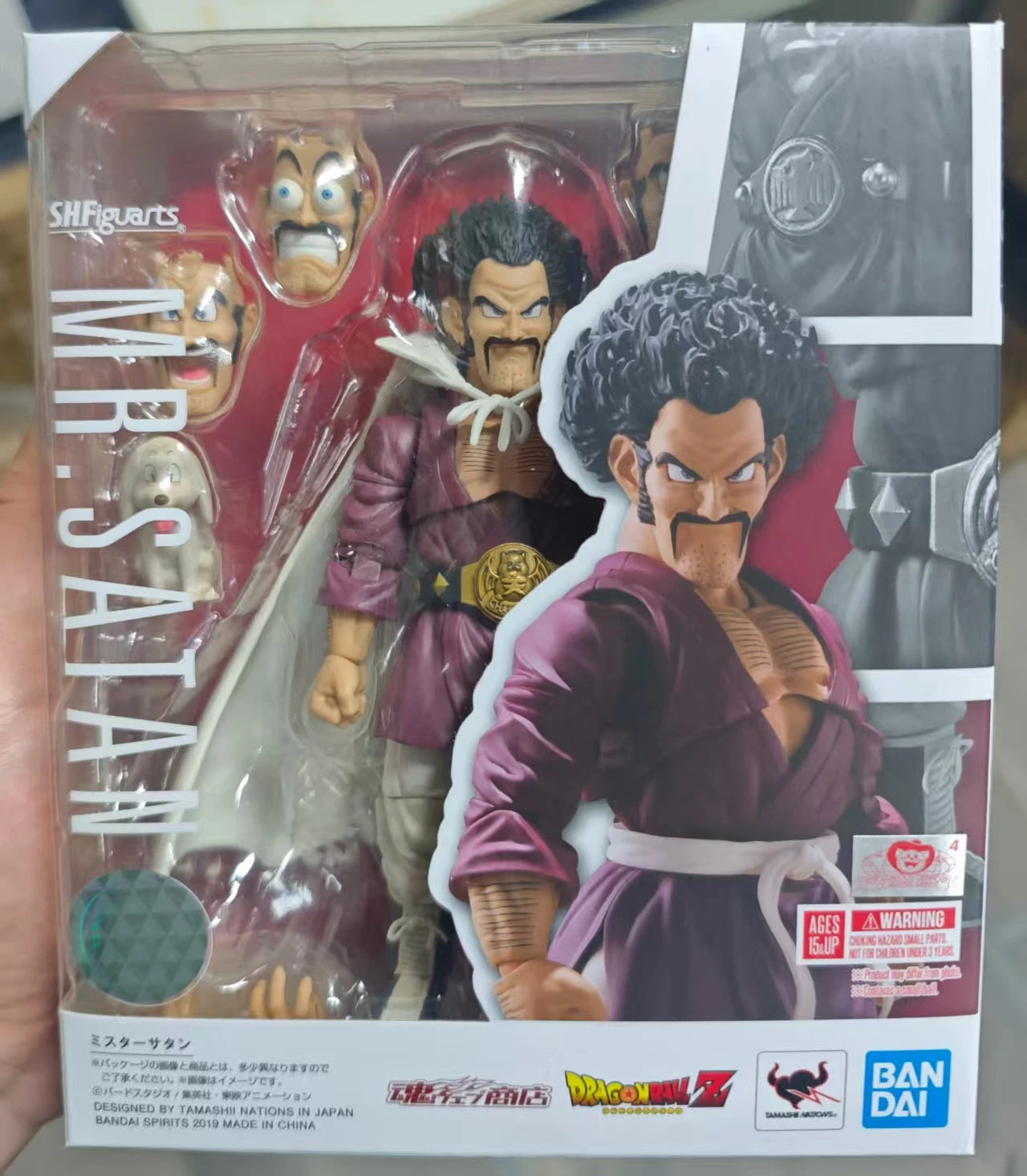 Bandai Dragon Ball Z S.H.Figuarts SHF Mr. Satan Anime Action Figure Model Toys