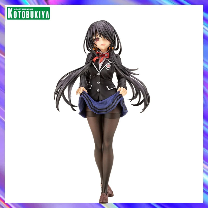 Original in Stock KOTOBUKIYA DATE A LIVE Kurumi Tokisaki School Uniform 1/7 Figures Model Toys Gifts Collection Ornaments