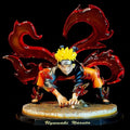 Naruto-Anime-Figur Uzumaki Naruto Neunschwänziger 20 cm Actionfigur PVC-Statue Kawaii Modell Spielzeugpuppe Kinder Sammlerstück Geschenk