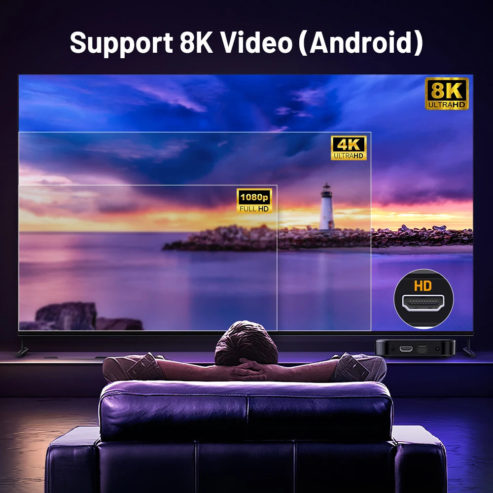 KINHANK Super Console X8 Retro Game Console With 30000 Games For PS1/PSP/DC/N64/MAME Game TV Box 8K HD Output with Controller