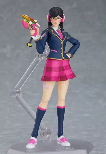 Original Figma 492 D.Va  Ver  Anime Style Action Figure  Collectible Desktop Decoration Birthday Gift