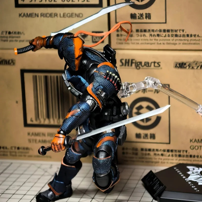 Coming Soon 1/12 Scale New Genuine Lpzz Deathstroke Arkham Knight Dc002 Action Figure Model Toy High Articulation Collecti Gift