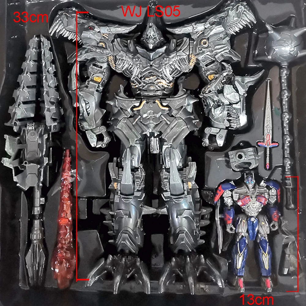 Transformation Toys Robot Weijiang Dinosaur W8600 BMB Grimlock LS05 Deformation Action Figurine