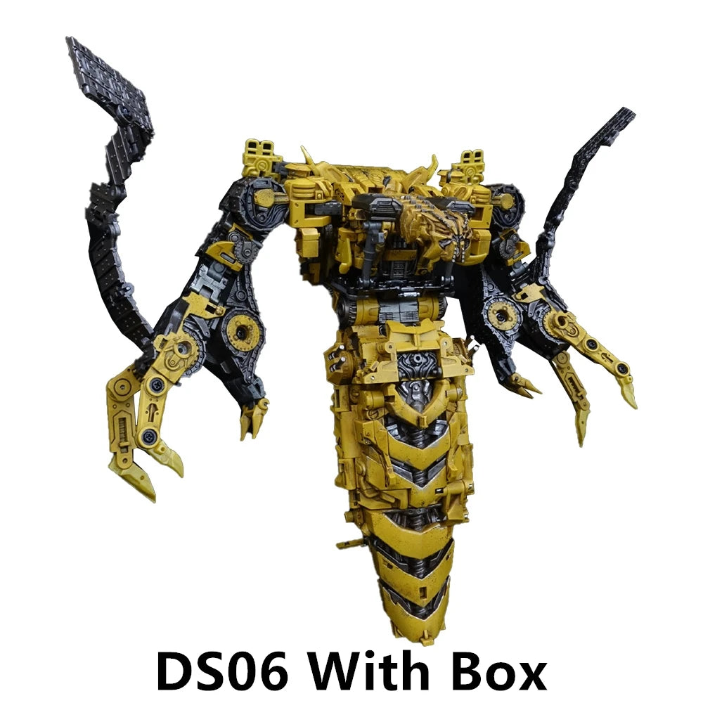 Devil Saviour Devastator DS01-08 The Ultimate Deformation Robot Toy with Mixer Car and Grab Bucket Action Figure Troublemaker