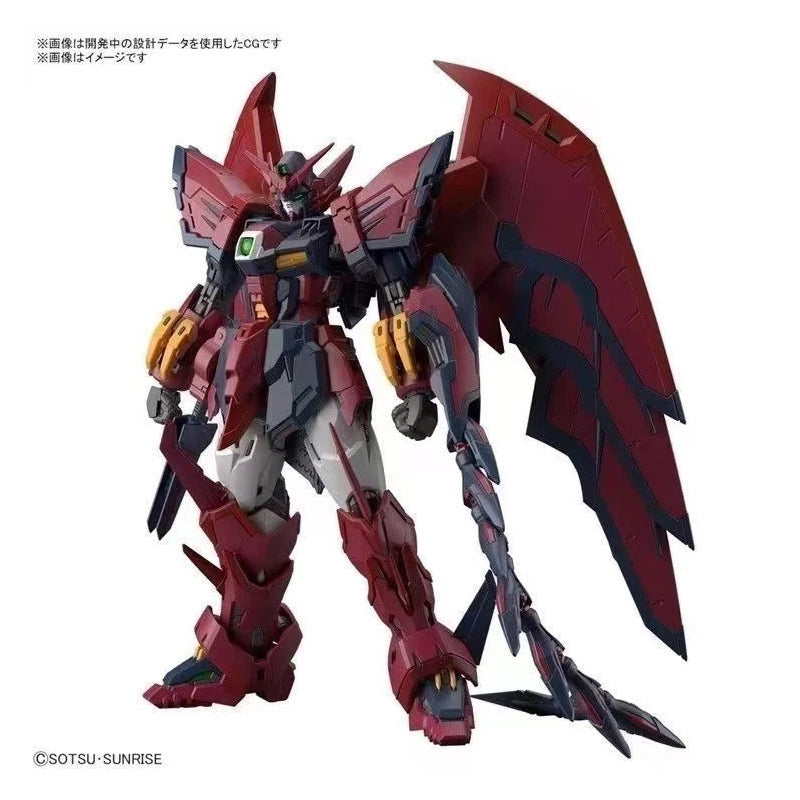 In Stock Bandai Rg Gundam Epyon Action Figure Anime Mobile Suit Gundam Wing Oz-13Ms Assembly Model Boxed Toys Gifts
