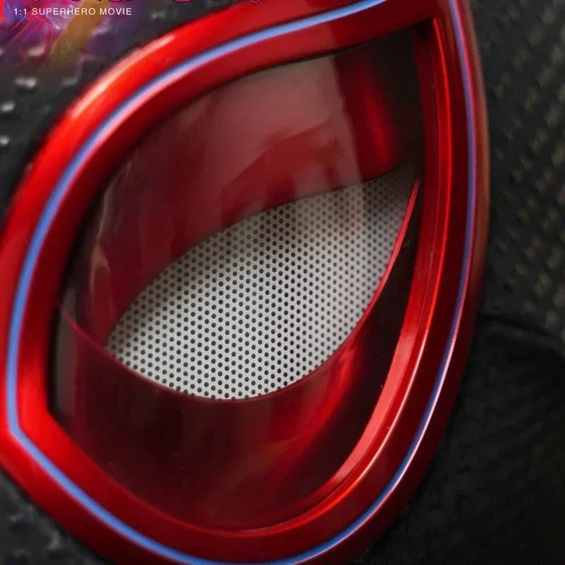 Neu The Amazing Spider-Man Kopfbedeckung Bewegliche Maske Helm Elektrische Ringsteuerung Auge Leuchtende Cosplay Sammlung Modell Spielzeug Kind Geschenk