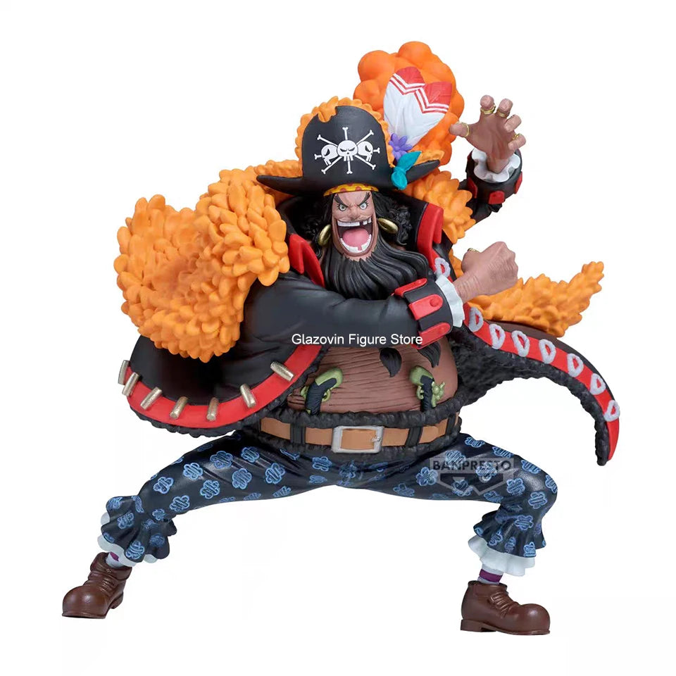 Original Genuine Banpresto One Piece Moment Of Battle 11cm Marshall D. Teach Anime Action Figure Model Toy Gift Glazovin